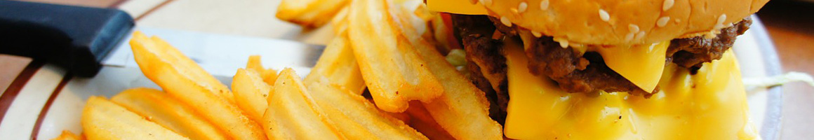 Eating Burger at Hamburger King restaurant in Shawnee, OK.